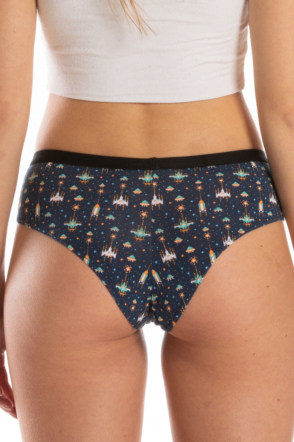 women's spaceship cheeky underwear