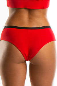 Silky Smooth Red Santa Claus Cheeky Underwear