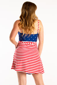 USA flag dress