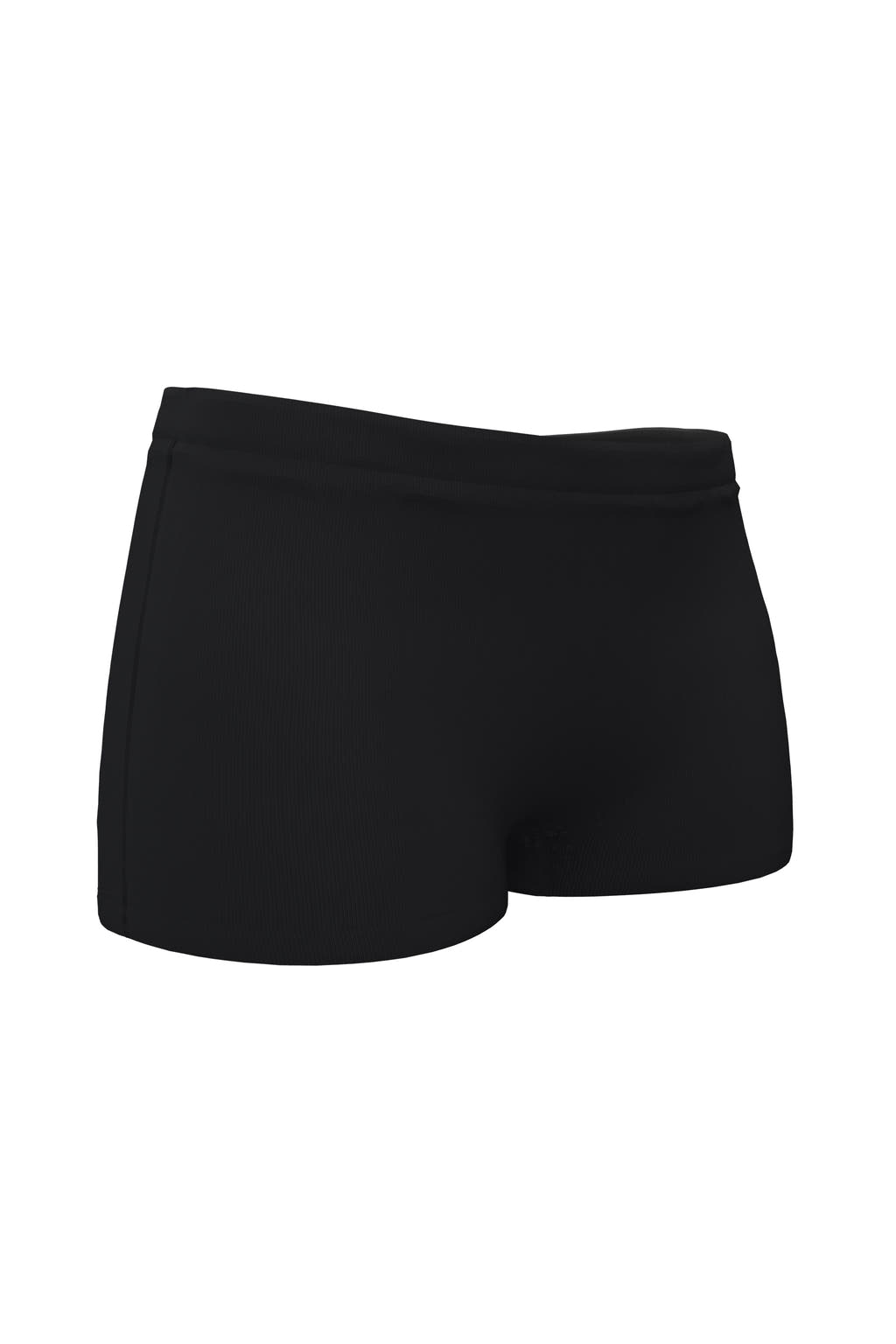 black solid boyshort underwear for women