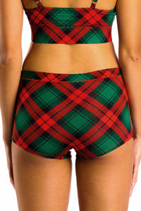 Checkered gift modal underwear 