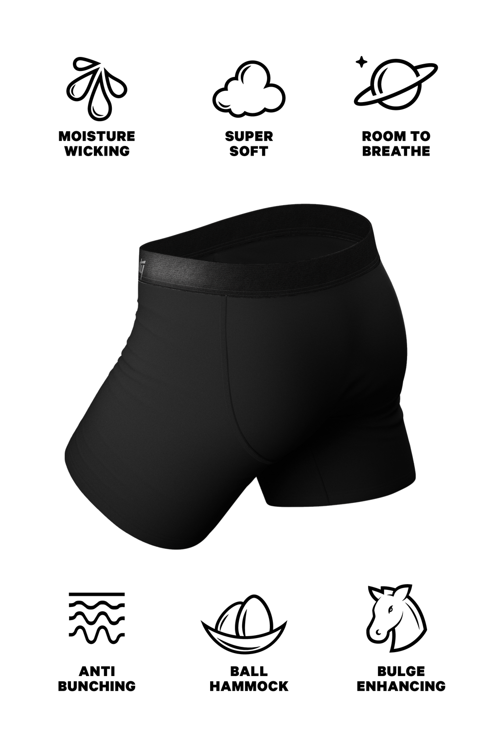 black boxers