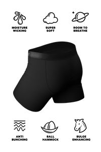 pouch underwear in black