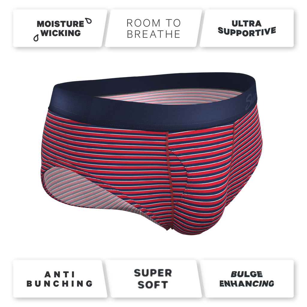 Super soft stripe briefs