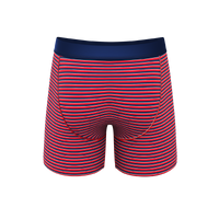 Stylish stripe pouch underwear