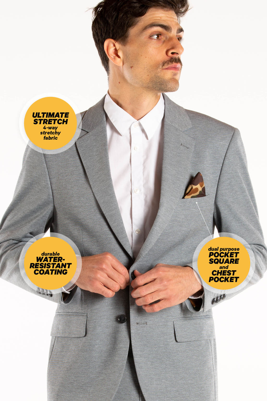 Light gray ultimate suit