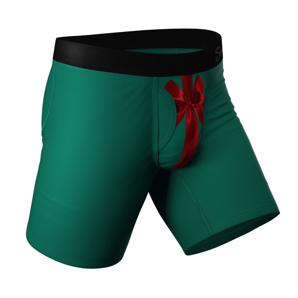 The Unwrap Me | Present Long Leg Ball Hammock® Pouch Underwear With Fly