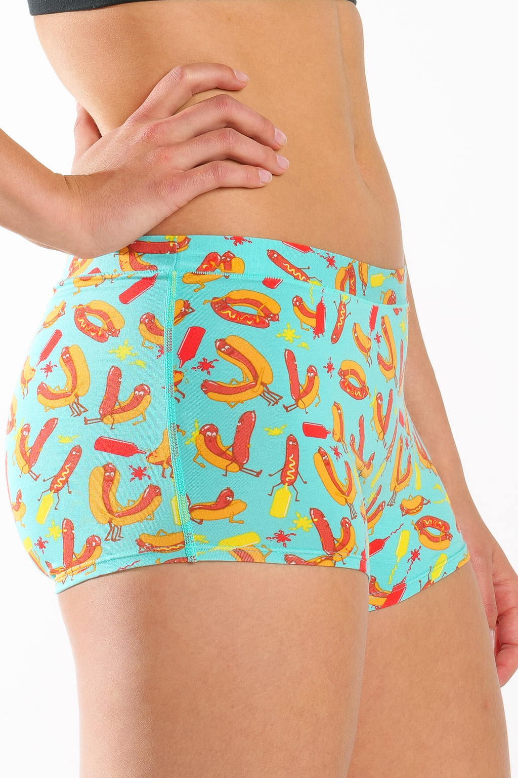 Light green hot dogs women underwear