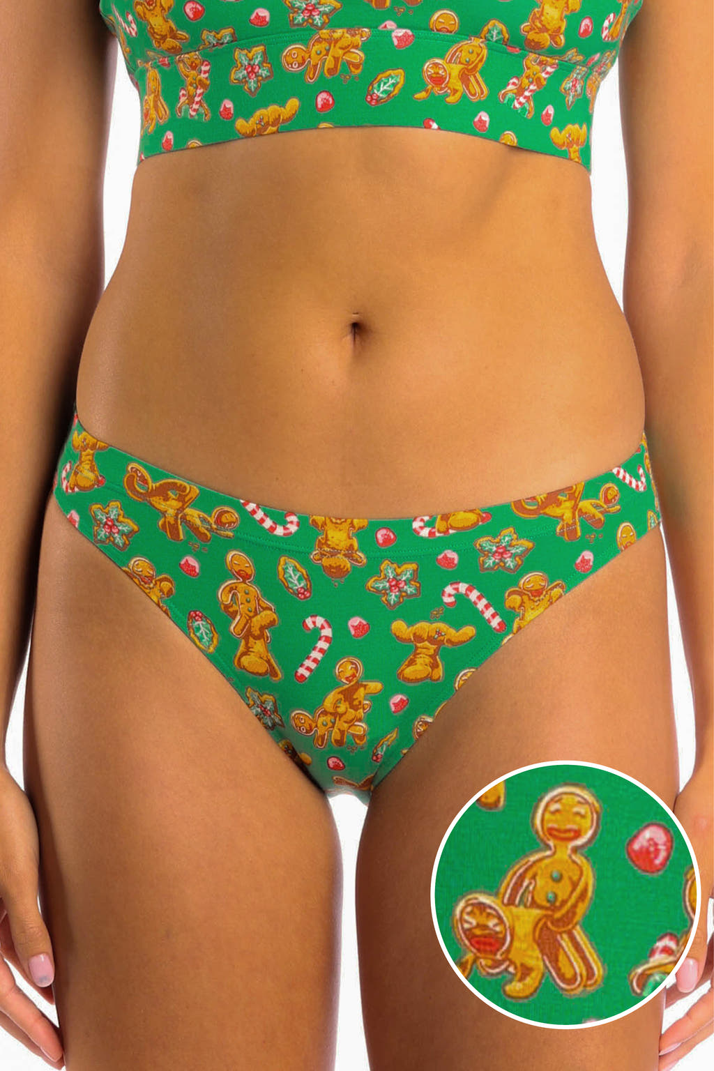 The Ginger Rail | Gingerbread Modal Bikini Underwear