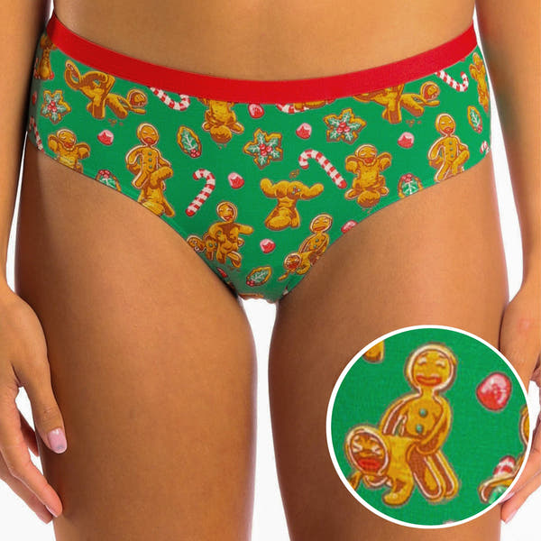 The Ginger Rail | Gingerbread Cheeky Underwear