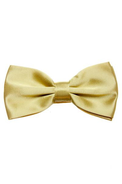 Satin Finish Gold Bow Tie | The Dapper AF Gold Bow Tie