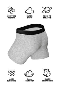 light grey mens ball hammock boxer