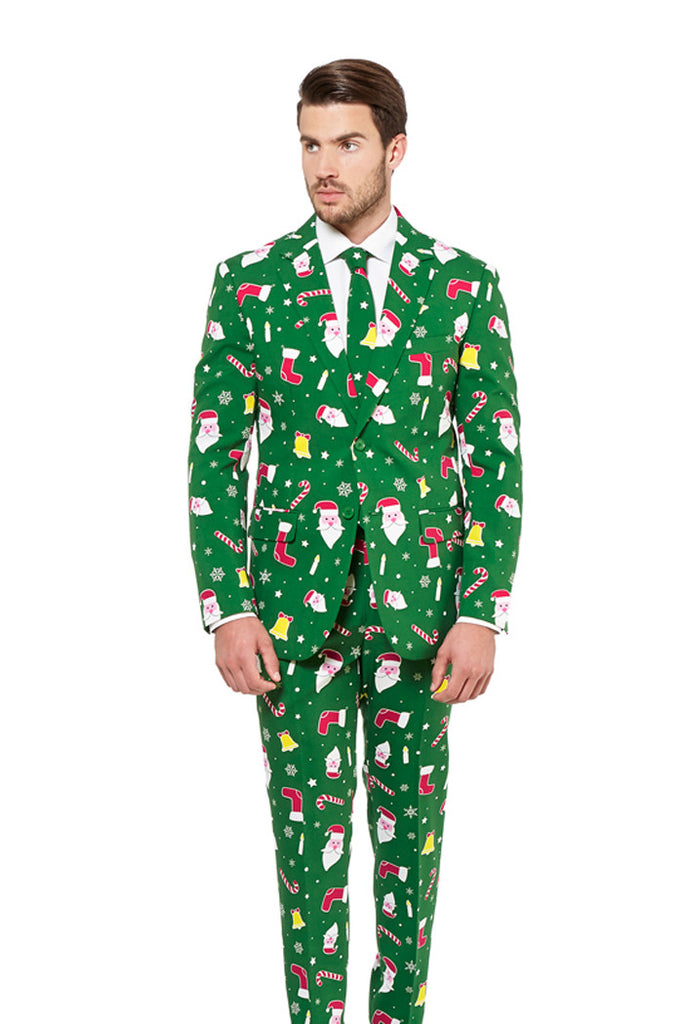 Green Ugly Christmas Sweater Suit | The Kris P. Kringle