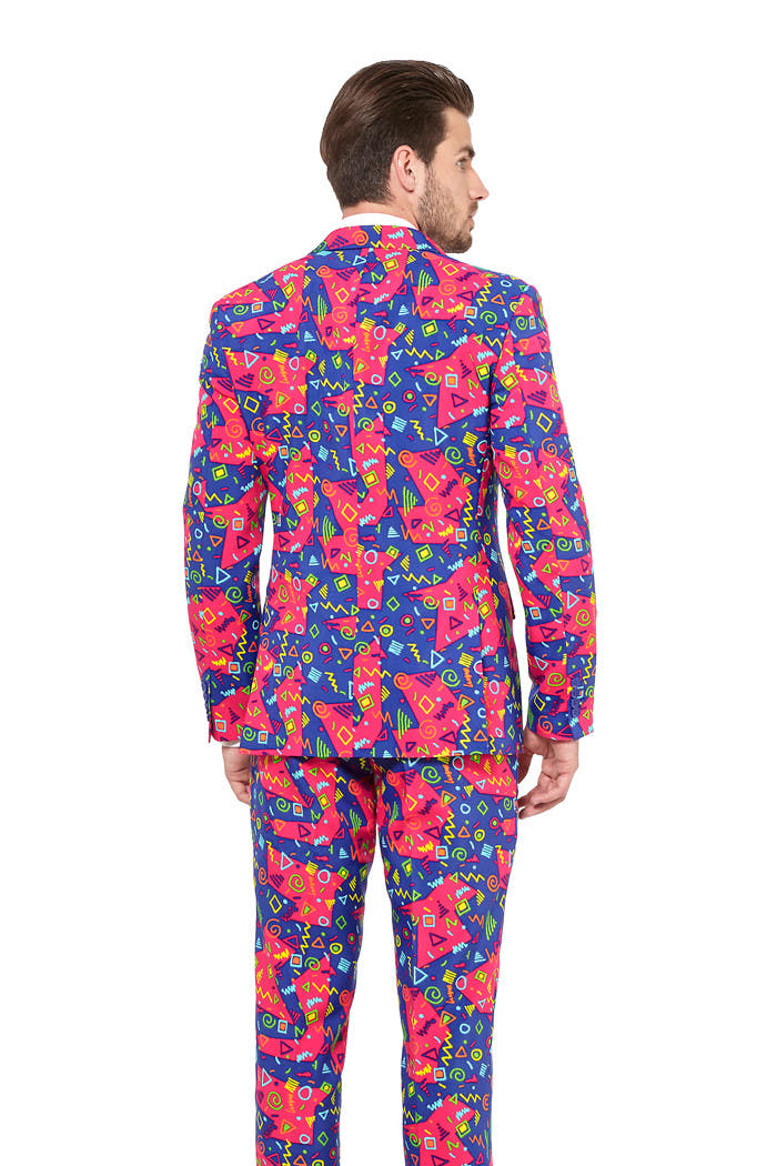 90s Print Party Suit | The Bus Printz Party Suit
