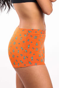 Orange cactus boyshort underwear