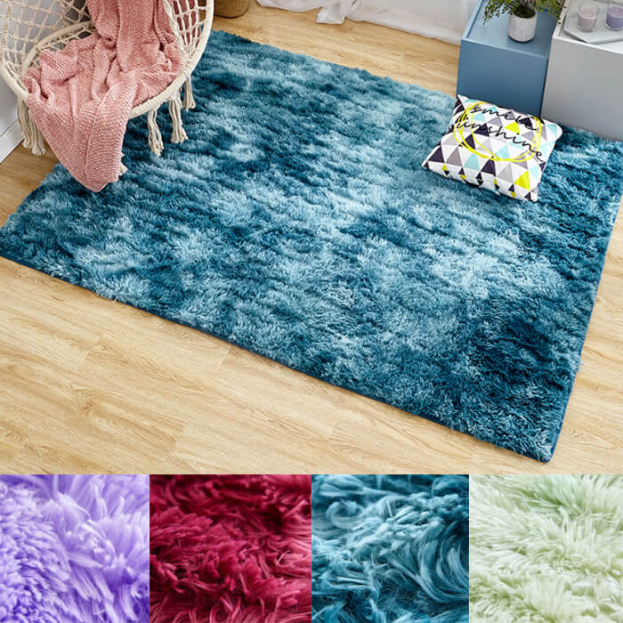 Lifup Soft Fluffy Round Area Rug, Cozy Plush Shaggy Circle Carpet for  Living Room Bedroom Home Décor Royal Blue 3.3 Feet : : Home