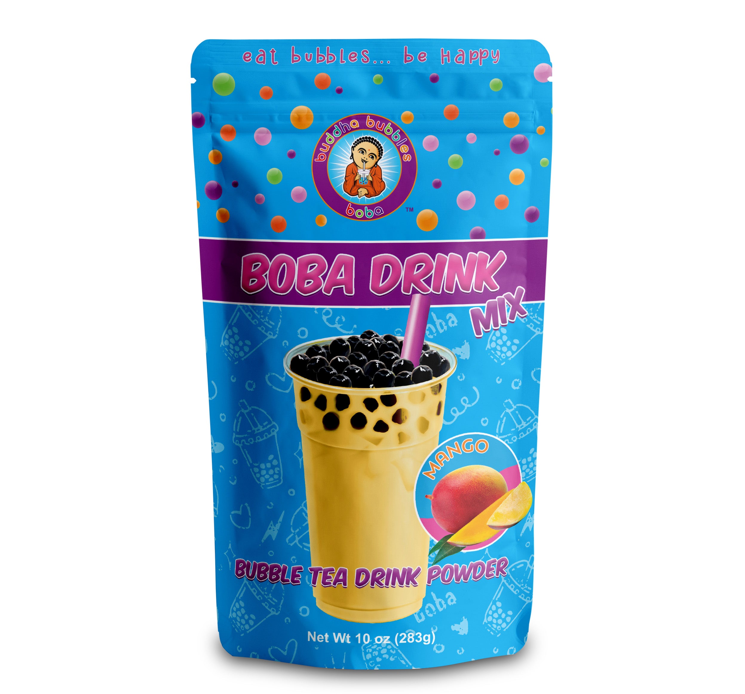 10oz MANGO Boba Bubble Tea Drink Mix Powder-Buddha Bubbles 