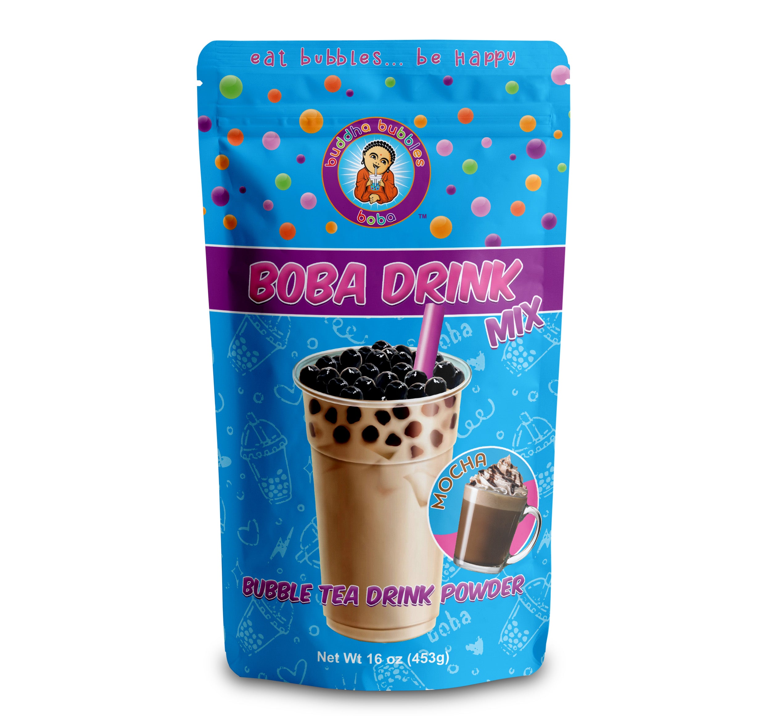 CARAMEL FRAP Boba/Bubble Tea Drink Mix Powder By Buddha Bubbles Boba (2.2  Pounds / 1 Kg)