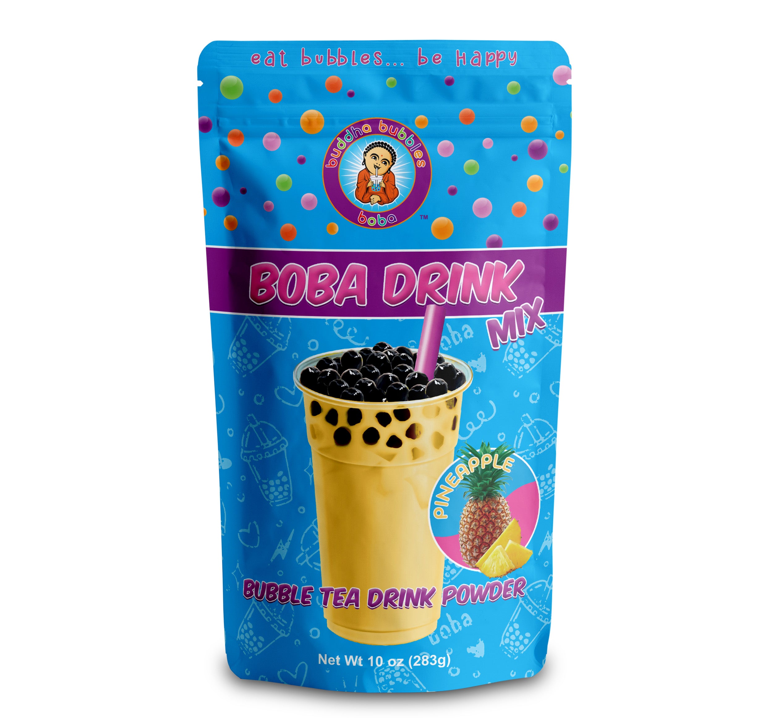 10oz PINEAPPLE Boba / Bubble Tea Drink Mix Powder-Buddha 