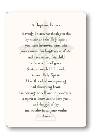 Baptism Verse Enclosure Card - The Pink Paisley
