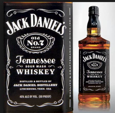 Jack Daniel's Old No. 7 Tennessee Whiskey, 750 ml Bottle, 80 Proof 