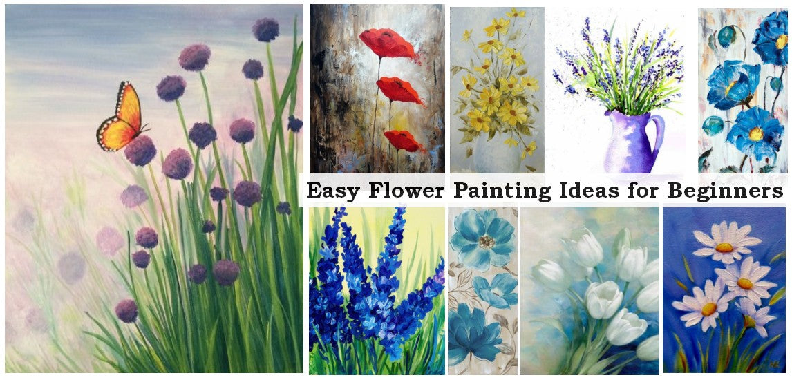 Easy Acrylic Painting Ideas for Beginners on Canvas 