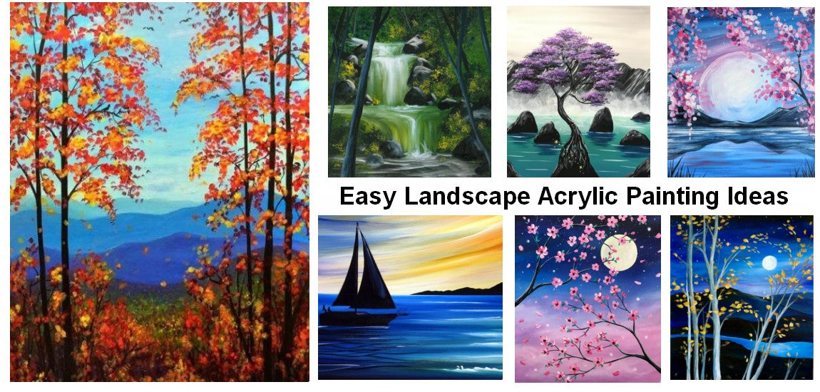 Step by Step acrylic painting on canvas for beginners, Tree of Life