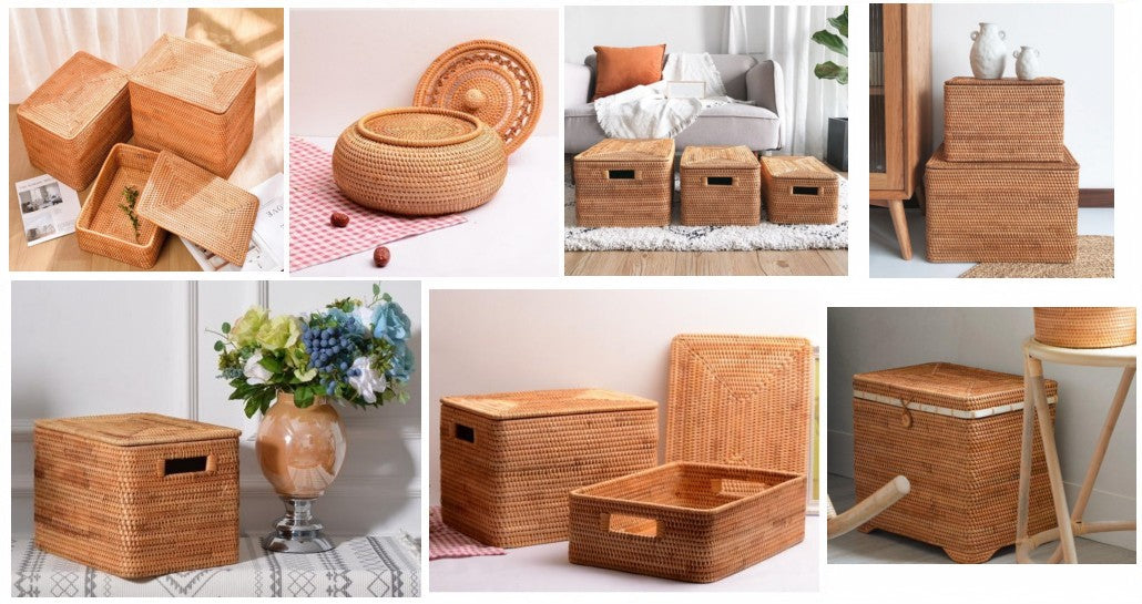 Storage Baskets for Bedroom, Extra Large Storage Basket for