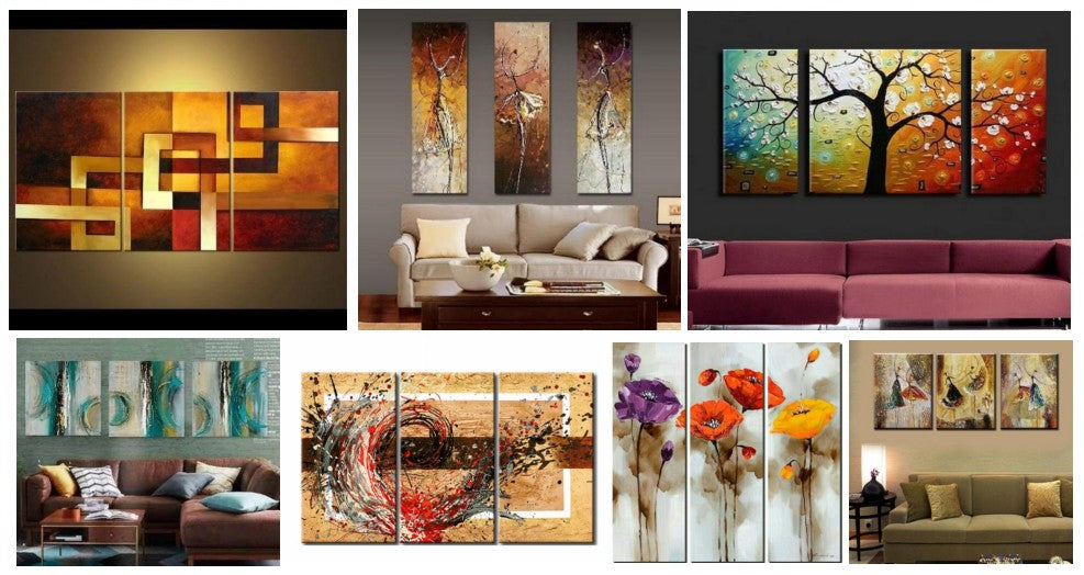 Modern Paintings for Bedroom, Acrylic Paintings for Living Room