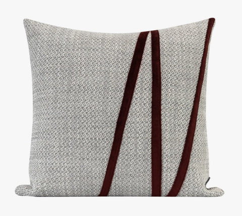 Simple Modern Sofa Throw Pillows, Beige Contemporary Throw Pillow for –  artworkcanvas
