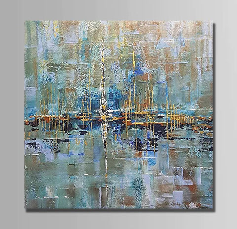 Simple Abstract Paintings, Dining Room Modern Wall Art, Modern Contemporary  Art, Large Painting on Canvas, Acrylic Canvas Painting