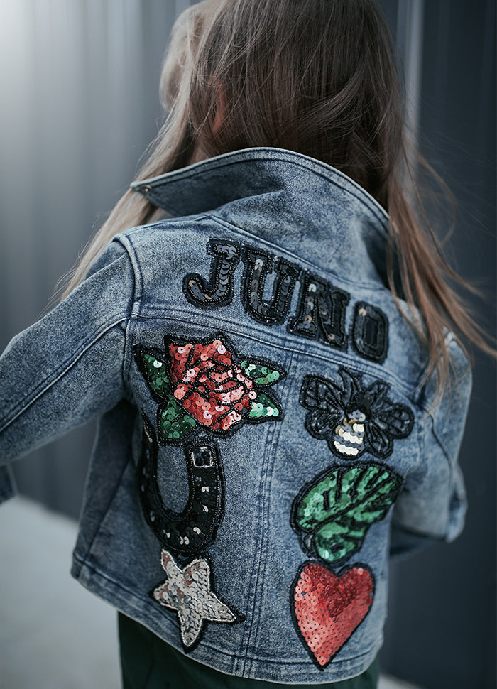 personalised jean jacket
