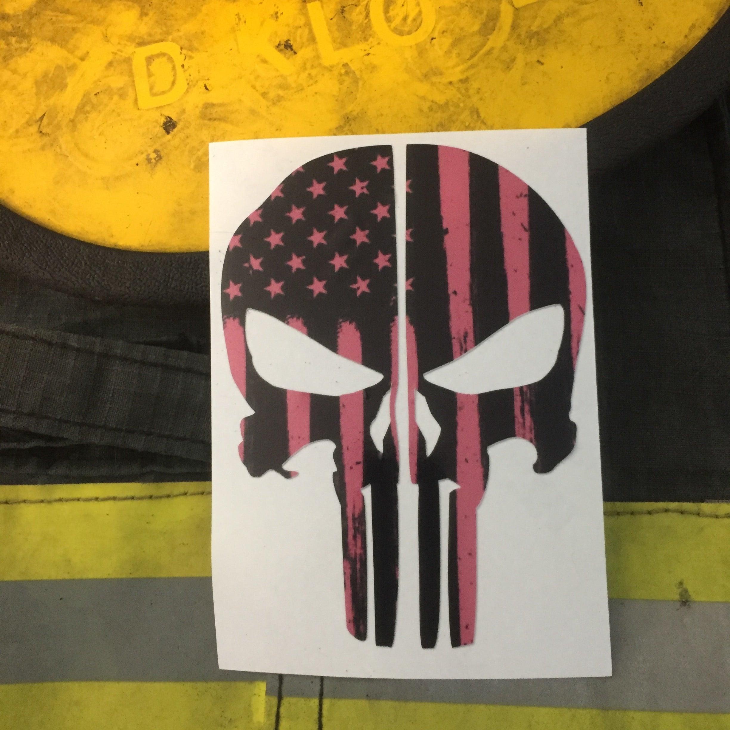 Punisher Flag Decal | tunersread.com