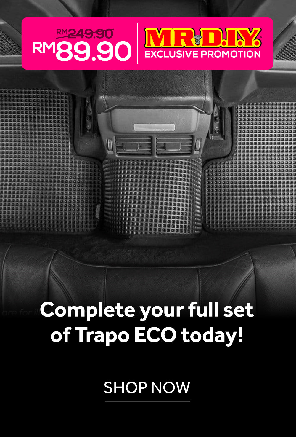 Complete your TRAPO Eco mat set today!