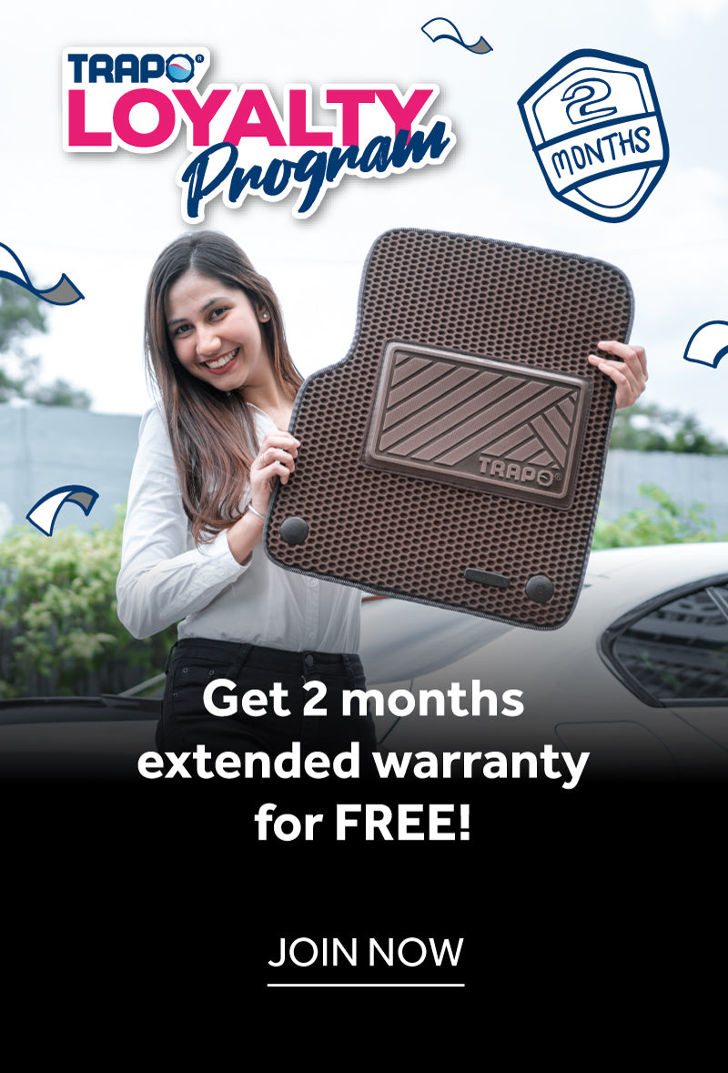 Get EXTENDED 2-MONTH WARRANTY on your mats with Loyalty Program!