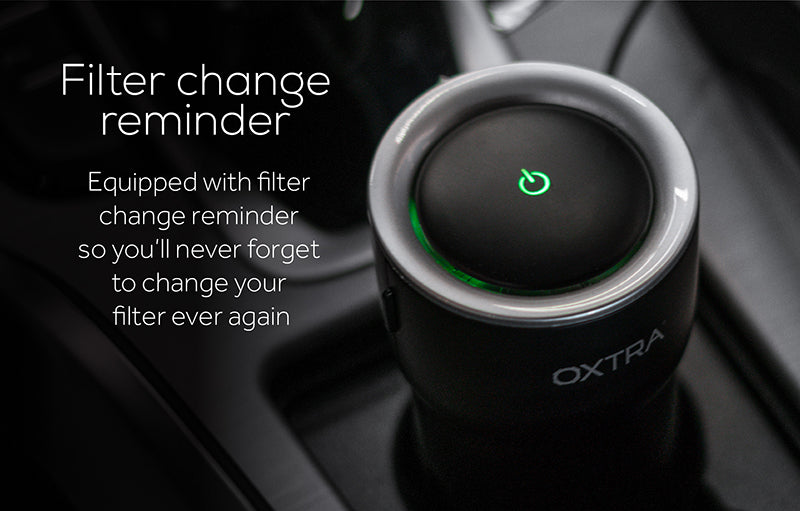 Filter change reminder. Equipped with filter change reminder so you'll never forget to change your filter ever again