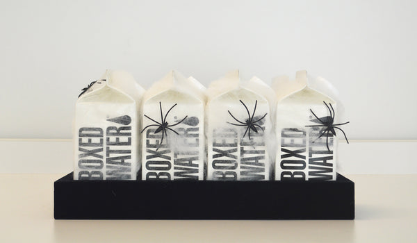 Boxed Water Spider Drinks Display