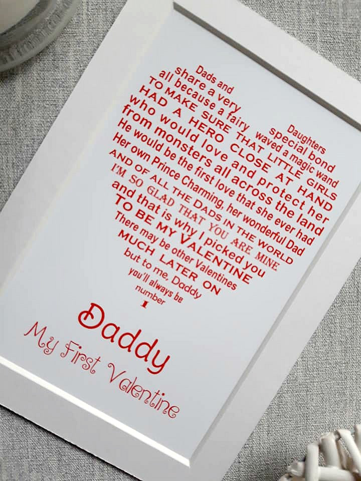 valentines gift from daughter to dad