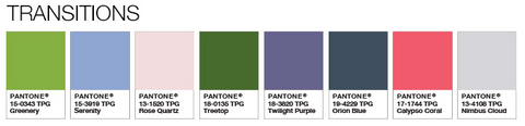 Pantone 2017 Transitions