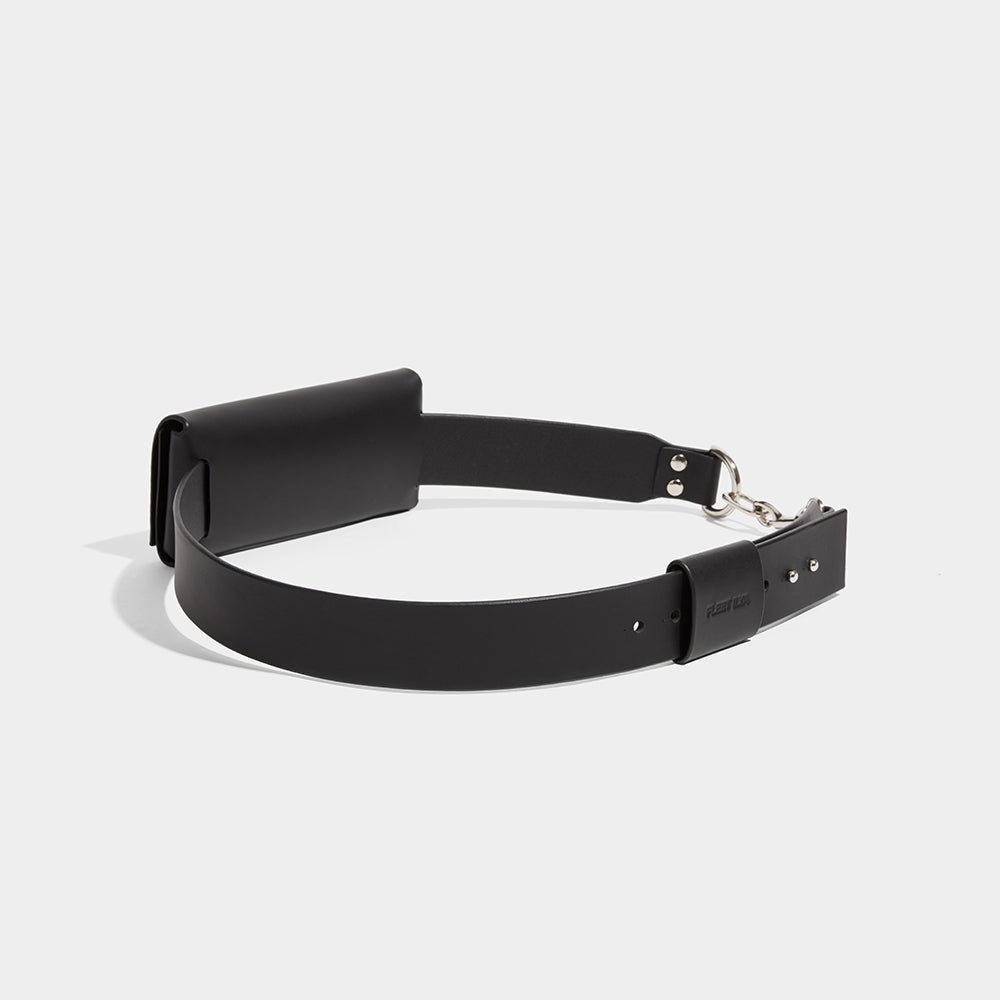 1 1/4 Ring Belt - Black — YUKETEN