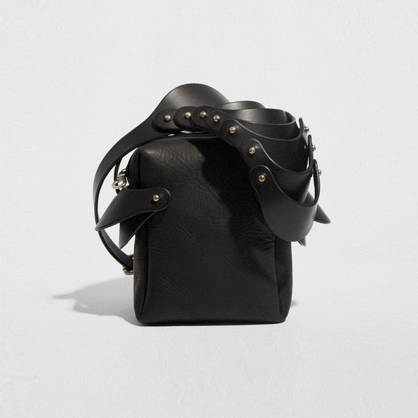 FOLDED TRIANGLE BAG, Signature Leather Accessories