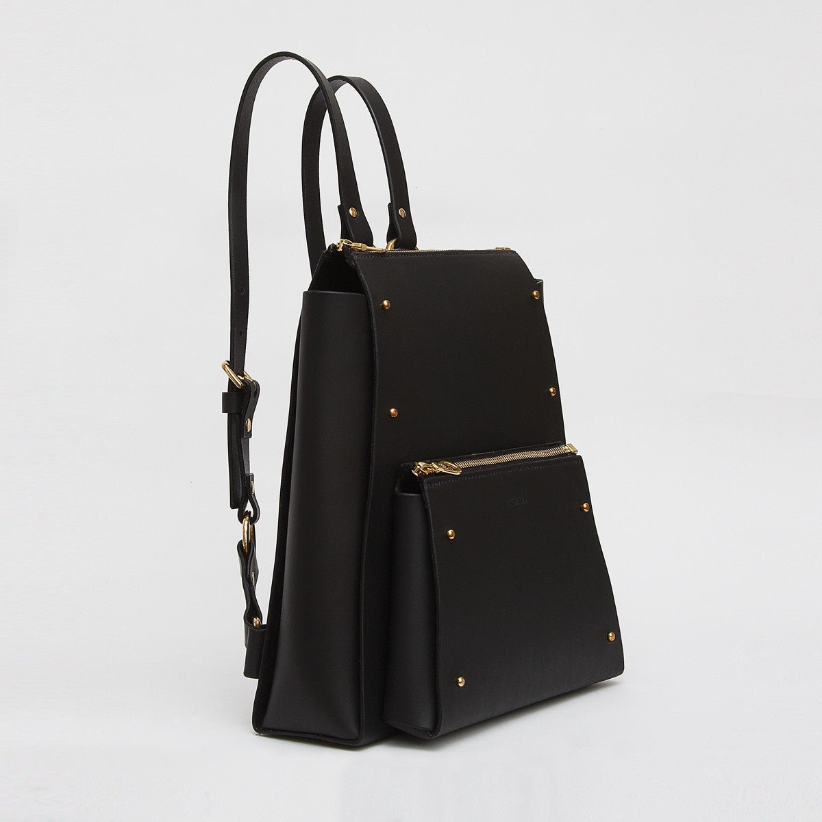 FOLDED TRIANGLE BAG, Signature Leather Accessories