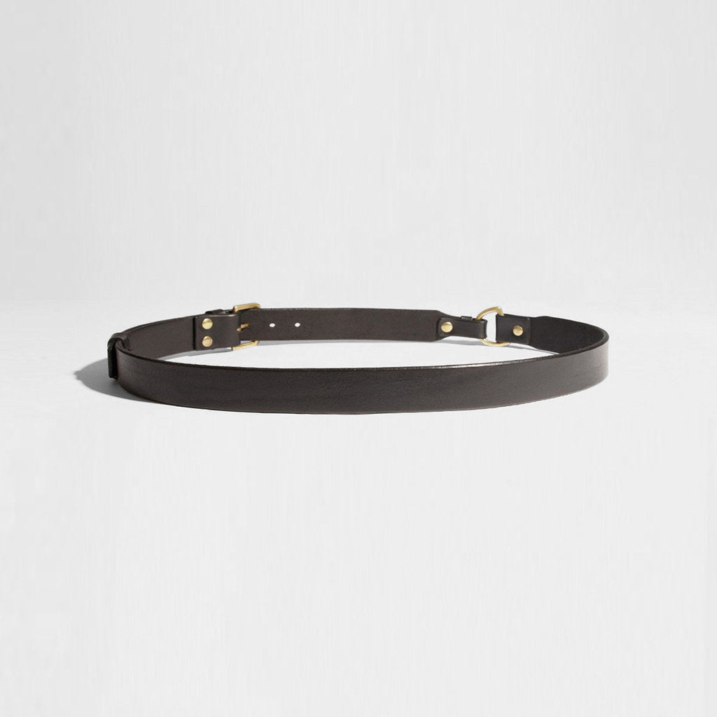 O-Ring Leather Belt — Clarke & Barba