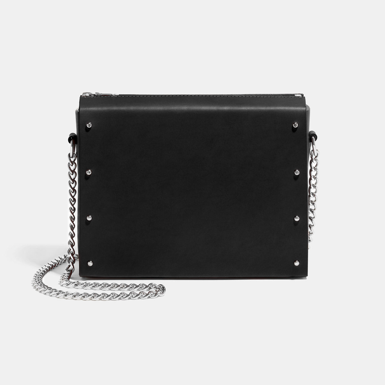 DND STUDDED PURSE STRAP in black silver