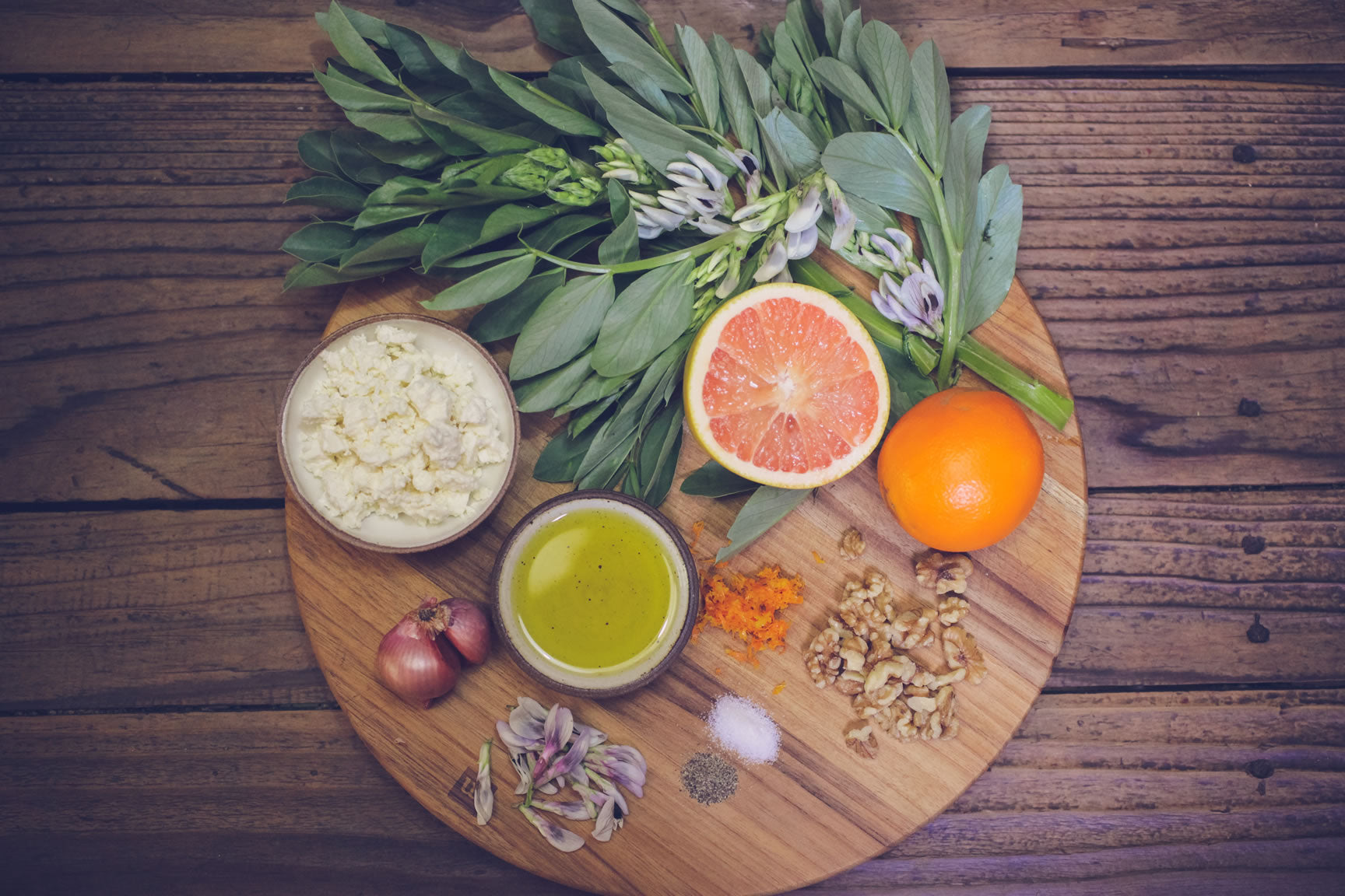 fava and citrus salad