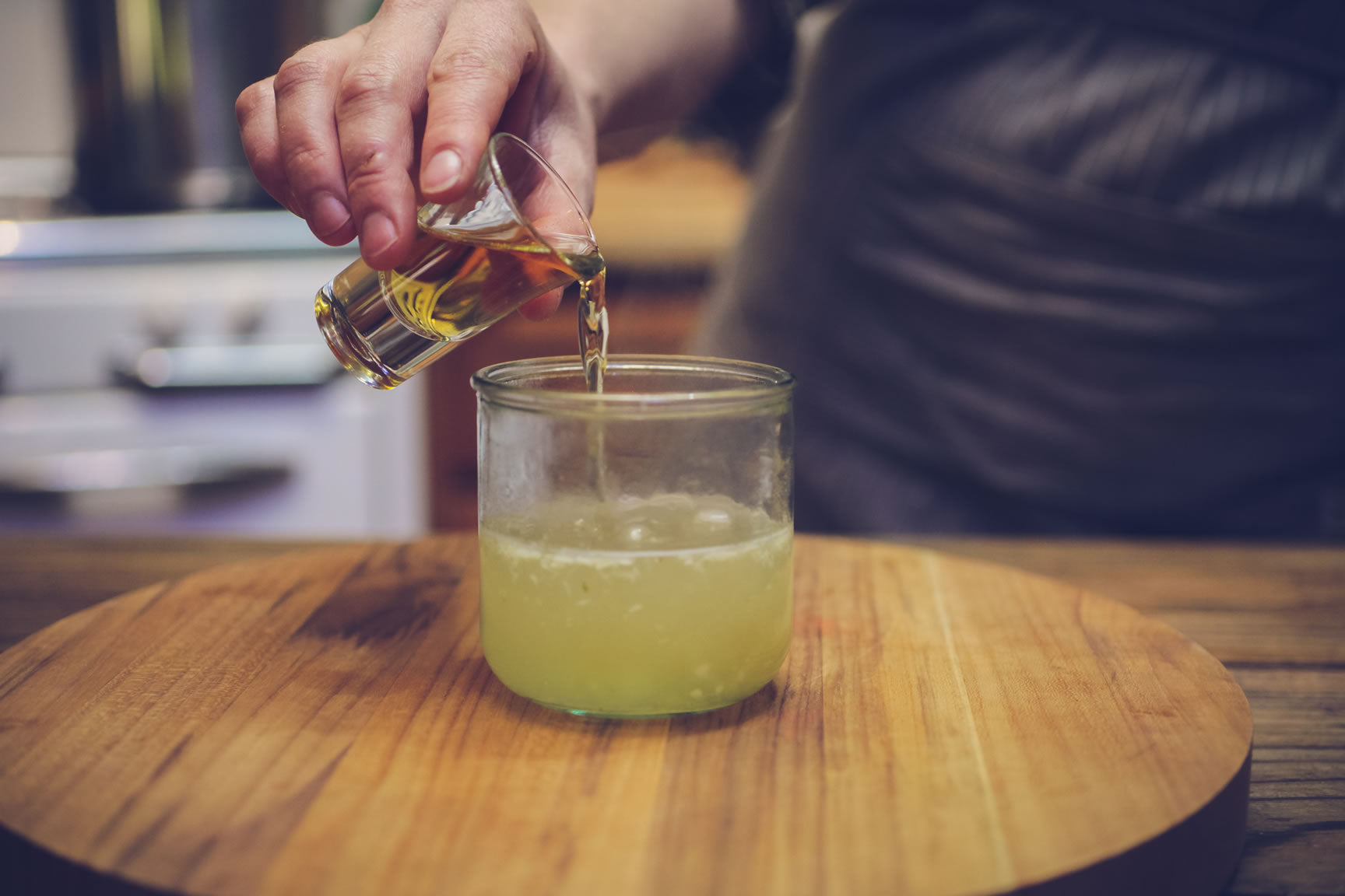 lime toddy cocktail