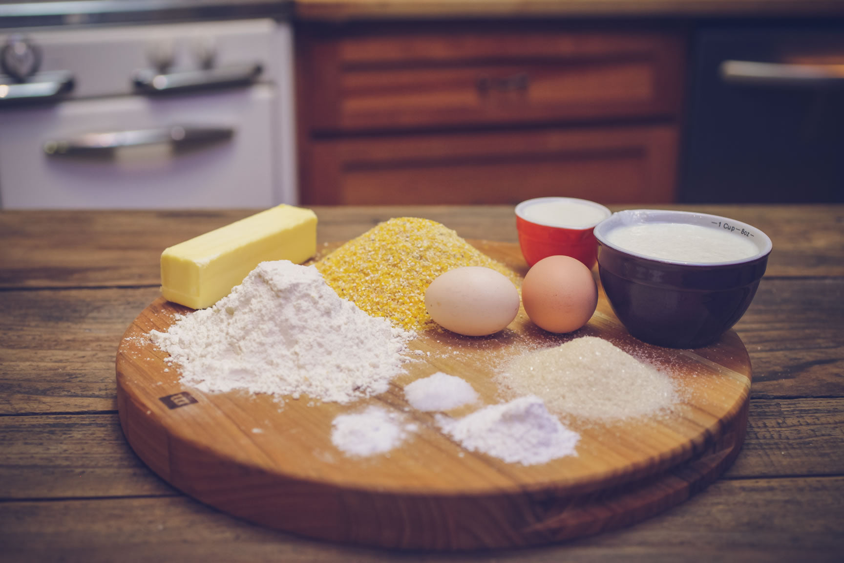 Cornbread ingredients