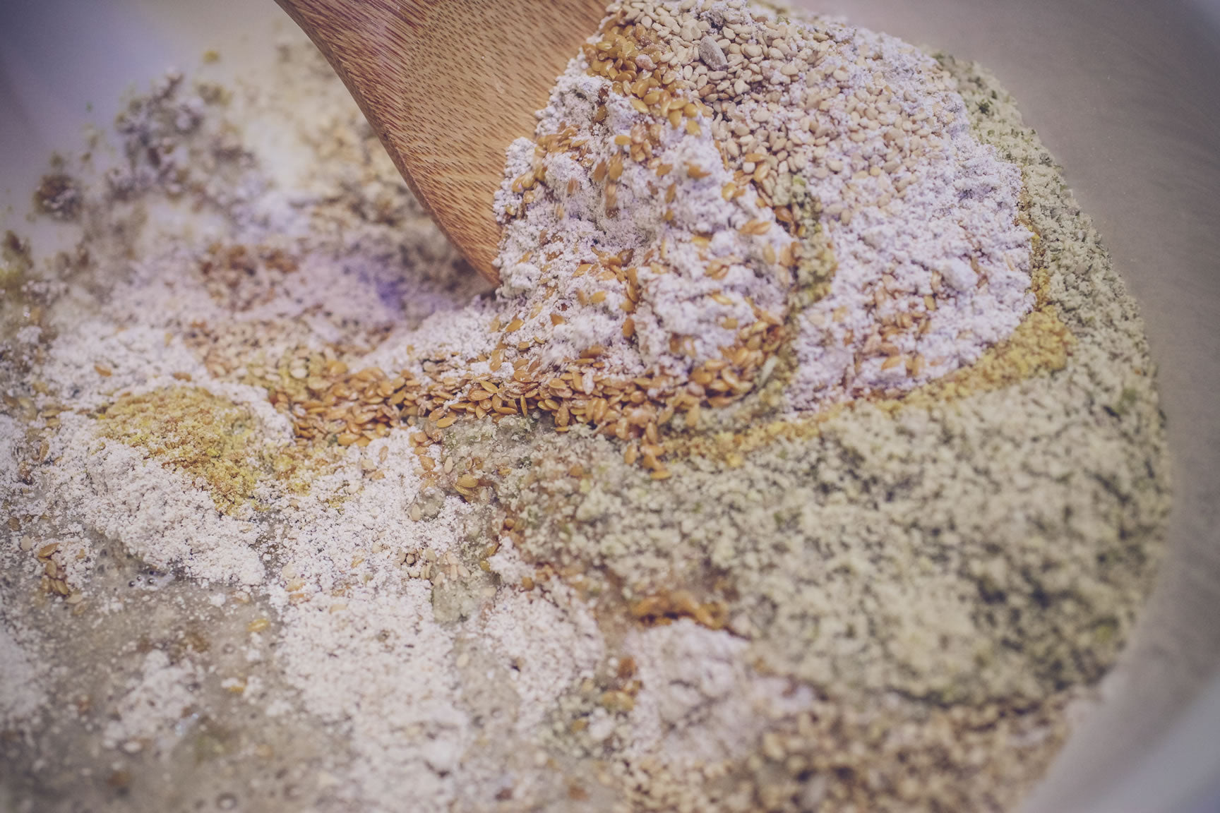 mixing flours