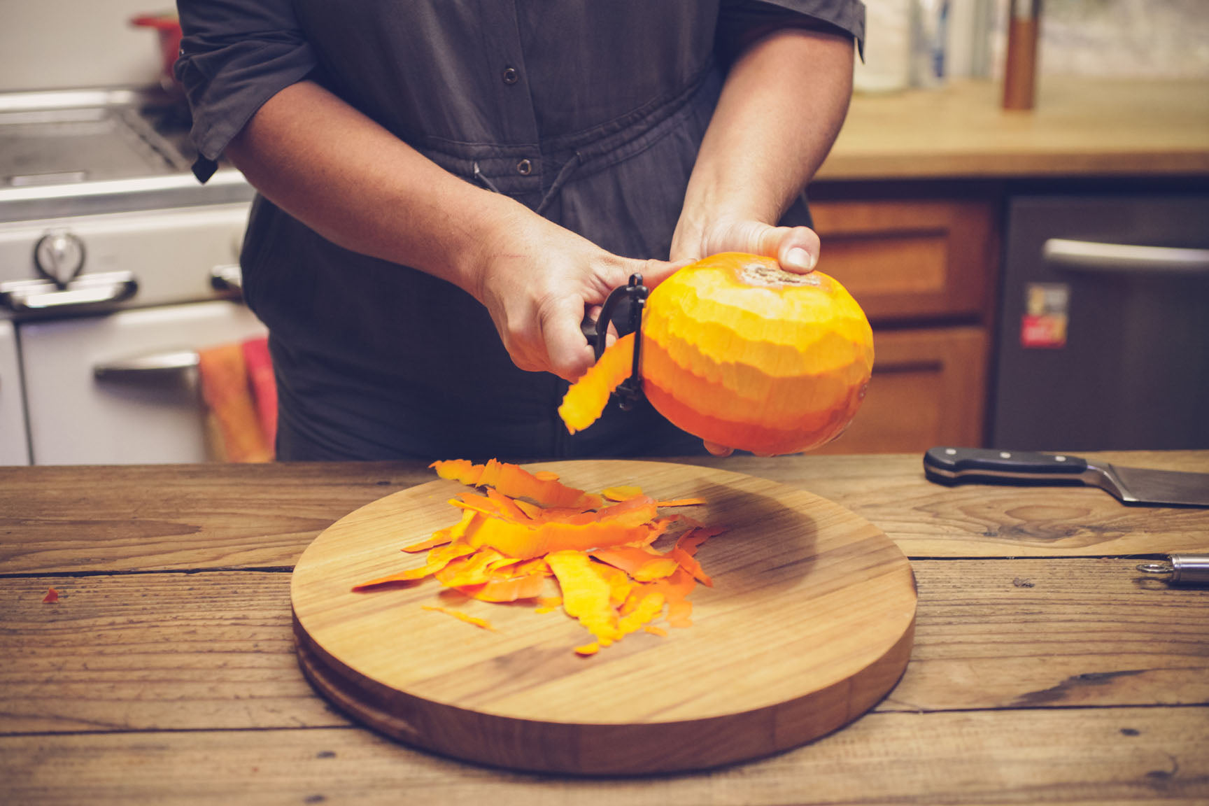 peel pumpkin