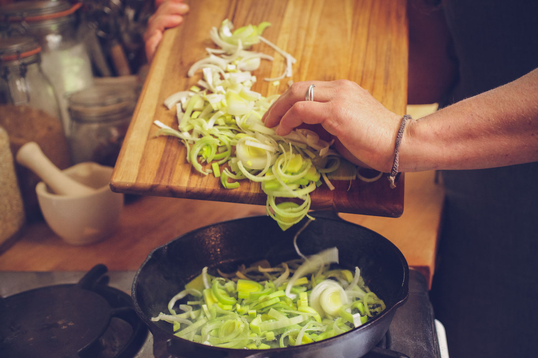 cook leeks